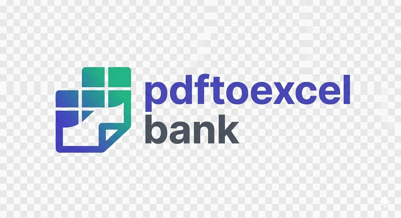 PDF Bank Statement to Excel Logo