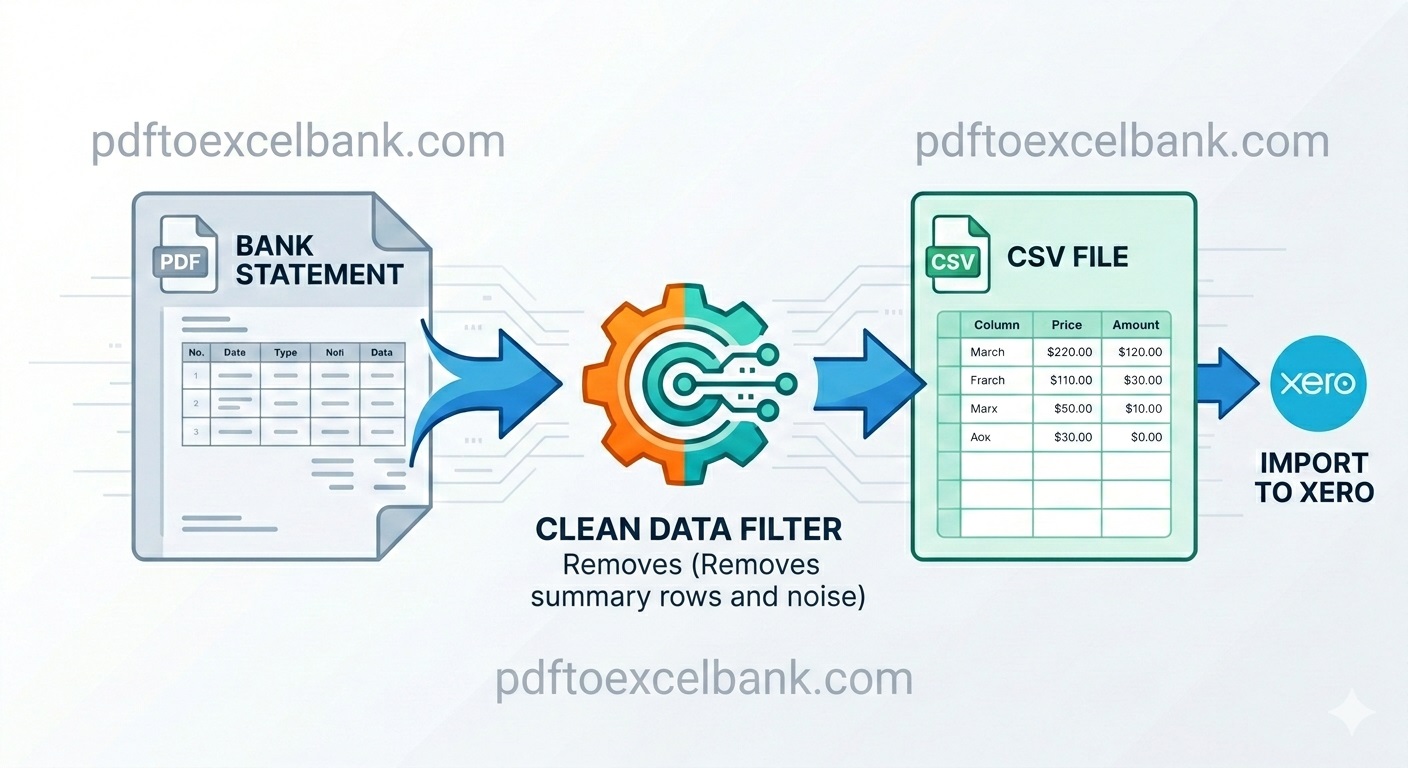 PDF to Xero Conversion Process